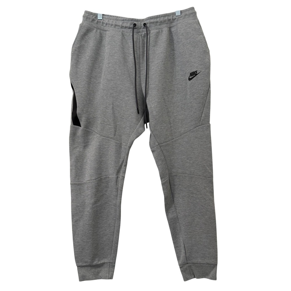 Nike Tech Fleece Joggers Mens XL Grey Tapered Sweatpants CU4495-063 Athleisure